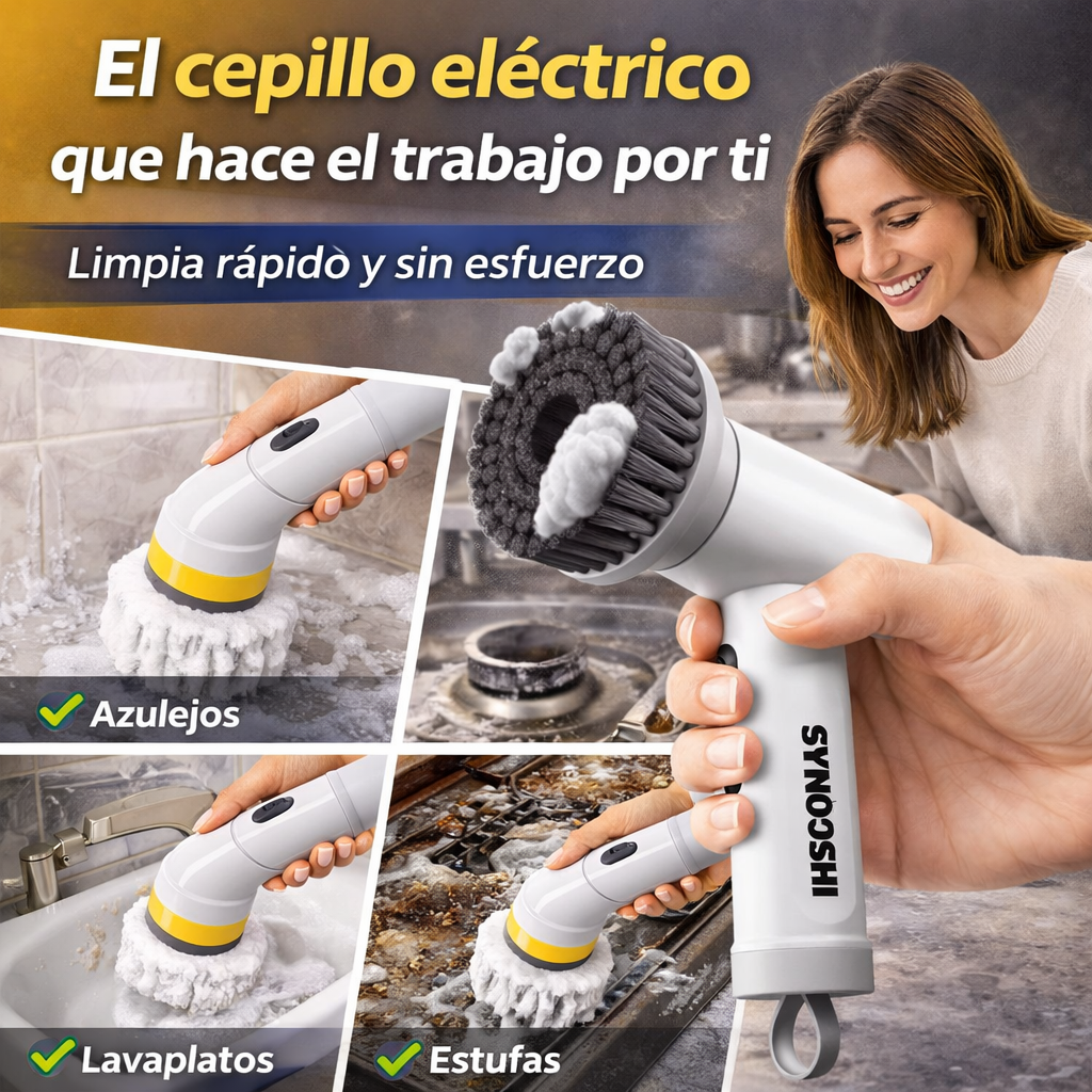 Cepillo Eléctrico de Limpieza Cocina