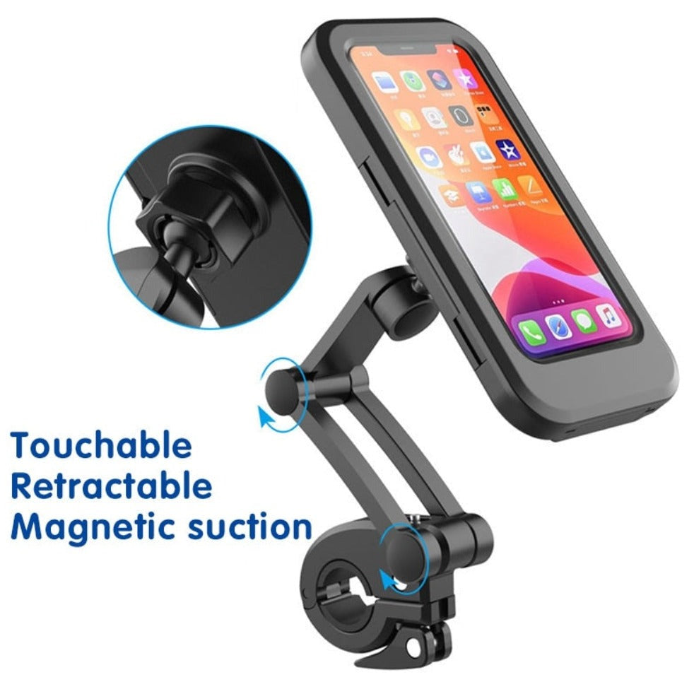 Soporte para celular en moto