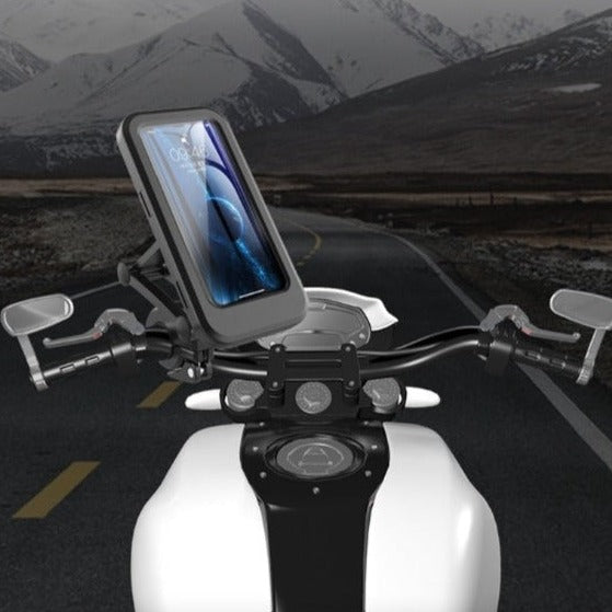 Soporte para celular en moto
