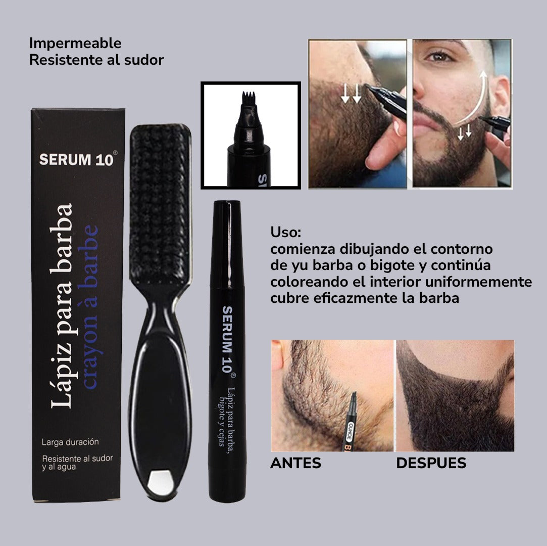 Lápiz Para Barba Y Cejas