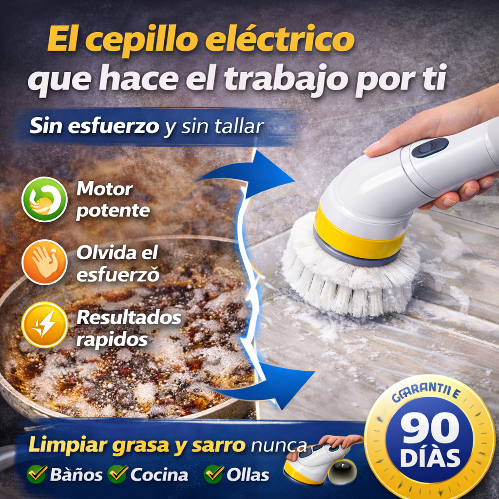 Cepillo Eléctrico de Limpieza Cocina