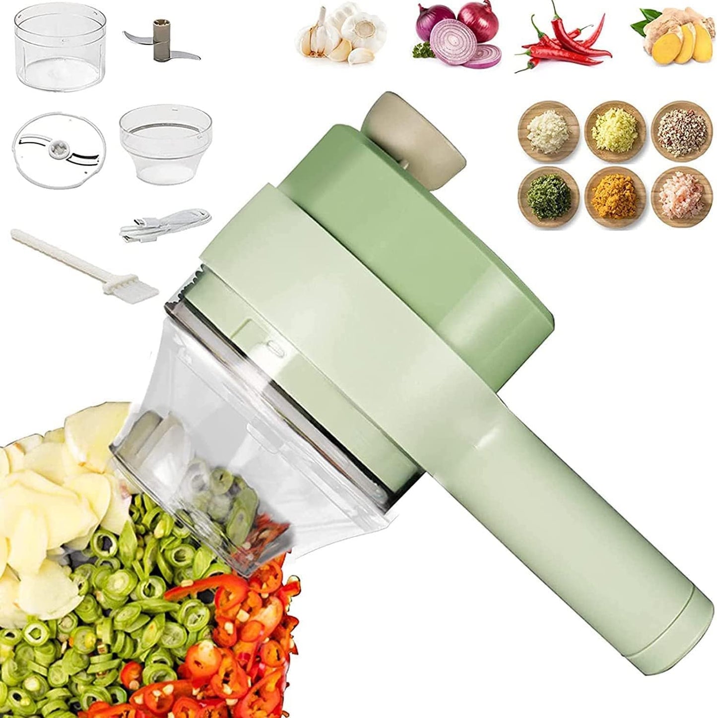 Cortador De Verduras 4 En 1