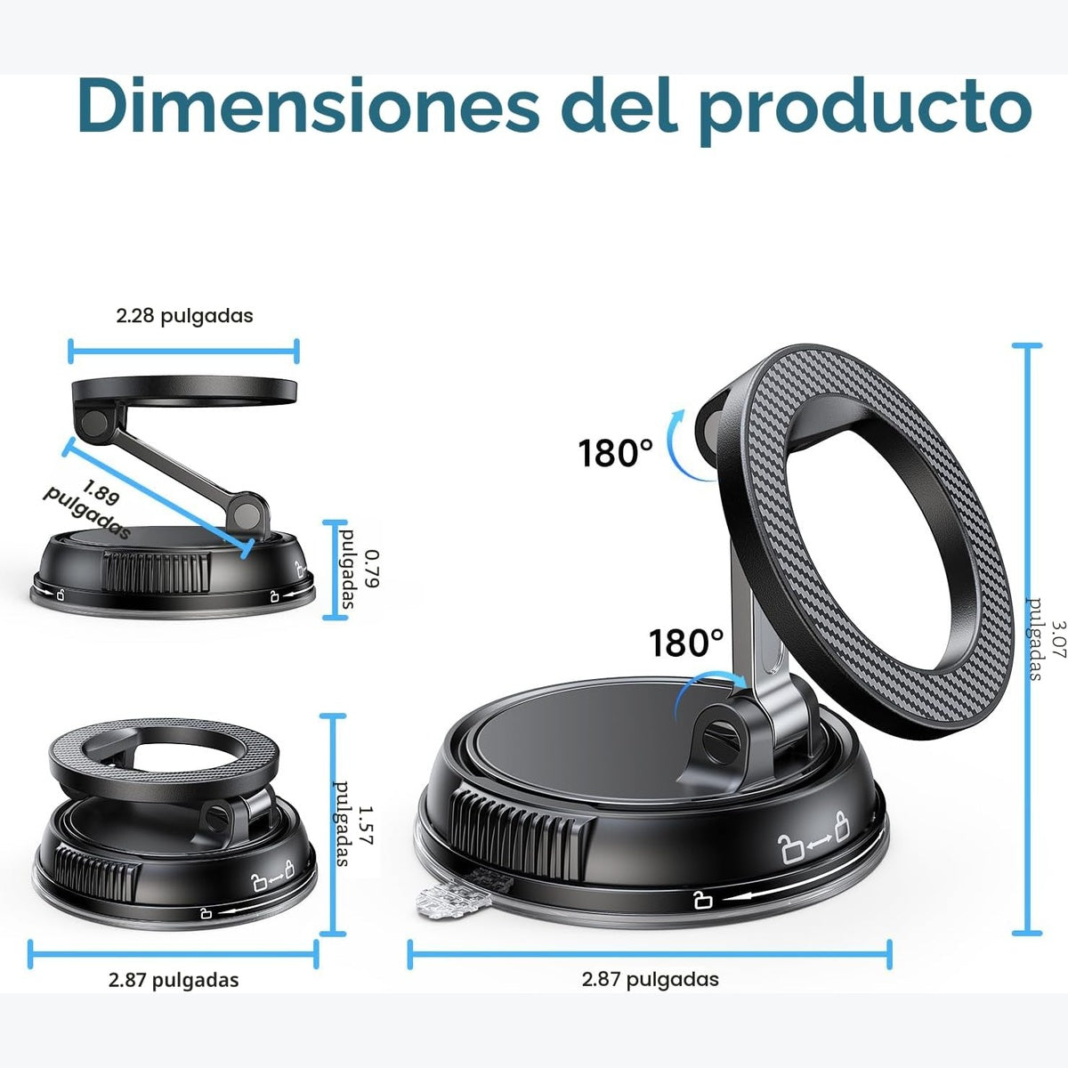 Soporte Magnético 360° para Carro
